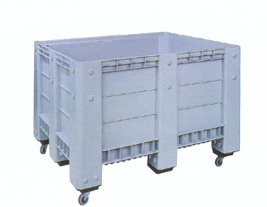 帶輪塑料卡板箱